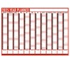 2025 Year Wall Planner Large A1-2025 Wall Calendar Runs January