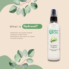 GreenHealth Hydrosol (Floral Water) - 32 fl oz Plastic Jug w/Cap - 100% Pure (NOT Oil) (Eucalyptus)