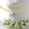 God Bless On Your Confirmation Banner, Confirmation Blessing, Baptism Banner,