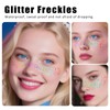 Glitter Freckles Face Tattoo, 6pcs Sparkle Freckles Multicolor, Star Spots
