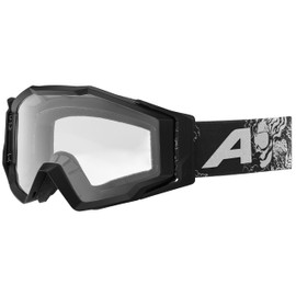 ALPINA CIRCUS Mountain Bike Goggles Unisex, blackbird matt, one size, Anti-Fog, UV Protection, Lightweight