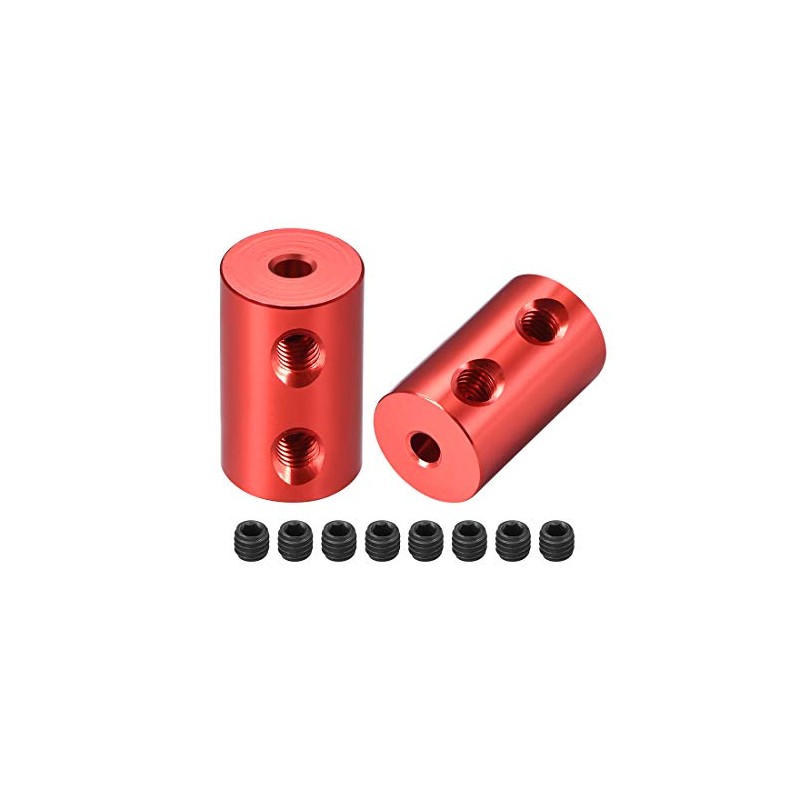 sourcing map 2pcs Rigid Clutch Bolt with 3mm to 3mm