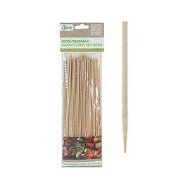 PMS 832088 Eco Connection 10 Inch Disposable BBQ Bamboo Skewers 150Pcs