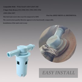 2pcs Fuel Vapor Valve 2 Ports Design Fit for Ford Bronco 4.9L 5.0L 5.8L 7.5L F-Series Replace#E8UZ-9B593-A E8UZ9B593A