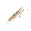 Mini Wooden Clips for Arts and Crafts, Pack of 50,
