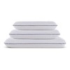 Vibe Essential Gel Memory Foam Pillow, King, White