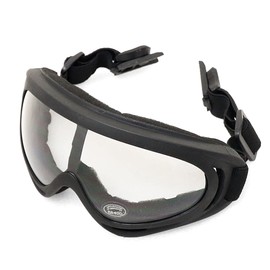 SHENKEL Helmet Rail Mounted GX-500 Type Combat Tactical Goggles (BK/Clear Lens) FAST Helmet Survival Game