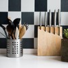TOPZEA Set of 4 Kitchen Utensil Holder, Stainless Steel Cooking