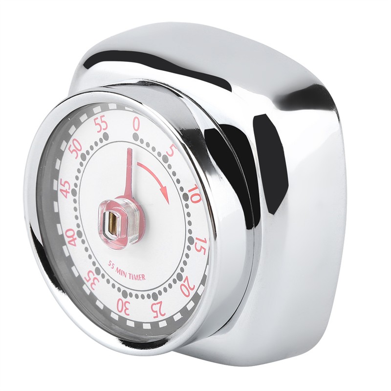 Stainless Steel Kitchen Timer Reminder with Magnet Base for Cooking