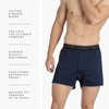 Fishers Finery Mens Boxers; Modal Cotton Microfiber Blend; Single (Black,