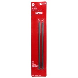 Senco EA0300 DuraSpin #2 Phillips Bits 4PK of 1/4" 2-Packs for DS312-18V DS332-A
