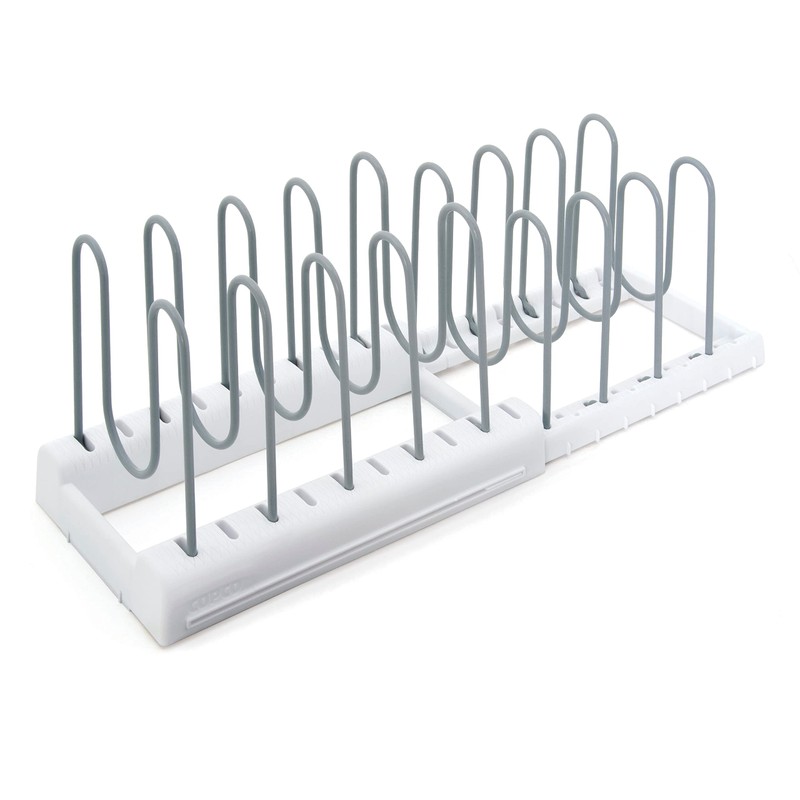 Copco Lid Organizer, 10.9 x 6.2 x 6.7 inches, white