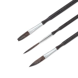 Starter Pinstriping Brush Kit, High Performance Striping Brushes, Long Liner Brush,Script Liner Brush,Sword Brush, Scroll Brushes, Professional Art Paintbrushes Paint Brushes(3pcs)