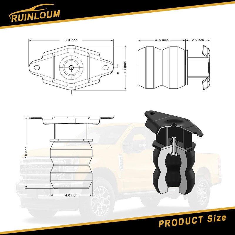 FR250SDJ Heavy Duty Rear Suspension Upgrade Kit for Ford F-250