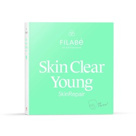 Filabé of Switzerland - Skin Clear Young - Facial Care for Treating Oily Skin with Pimples or Blackheads, up to 22 Years, Pack of 28 Applications, Vegan, No Additives, Swiss Made