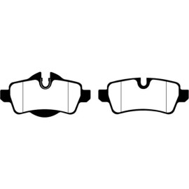 EBC DP41931R fits Mini 07-14 Hardtop 1.6 Yellowstuff Rear Brake Pads