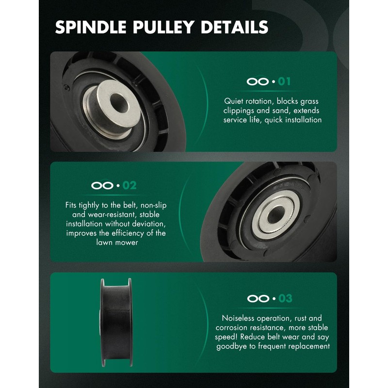 SCITOO Lawn Mower Idler Pulley Fits for Toro for EXMARK