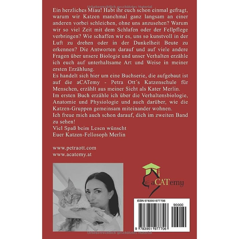  Katzen-Fellosoph Merlin erz?hlt...: Katzen-Biologie und Verhalten (German Edition)