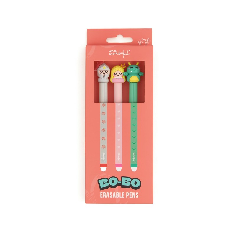 Mr. Wonderful Erasable Writing Pens - Pack of 3