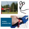 ECSiNG 2PCS Archery Finger Sling Adjustable Recurve Bow Fingersling Archery