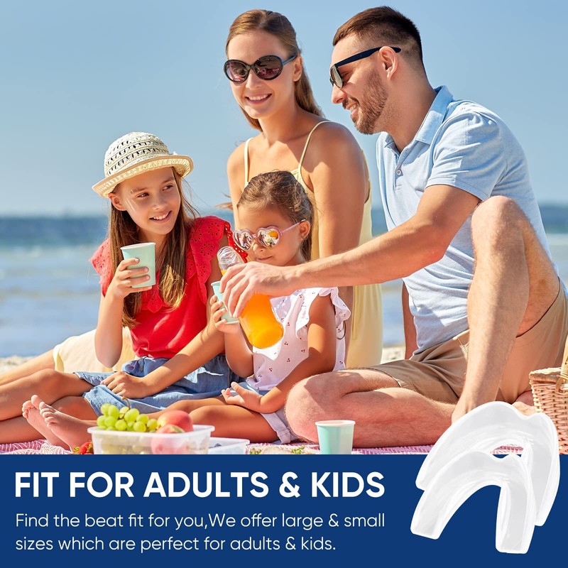 Mouth Guard for Grinding Teeth, 4Pack Mouth Guards for Teeth