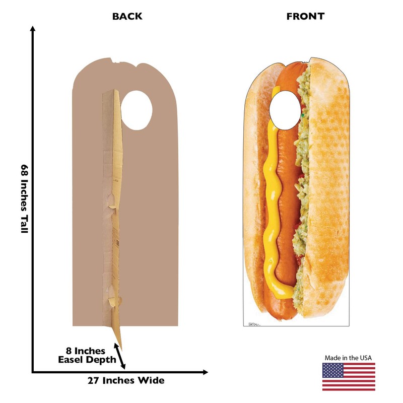 Advanced Graphics Hot Dog Stand in 27" x 68"