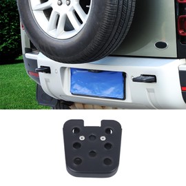 Rear Bumper Trailer Ring Pedal Footrest Compatible with Land Rover Defender 90 110 130 2020-2025 Accessories, Rear Bumper Tow Towing Hook Pedal Footrest Steps