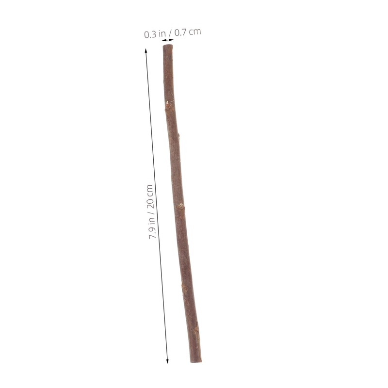 IWOWHERO 50pcs Natural Craft Sticks Twigs for DIY Home Decoration