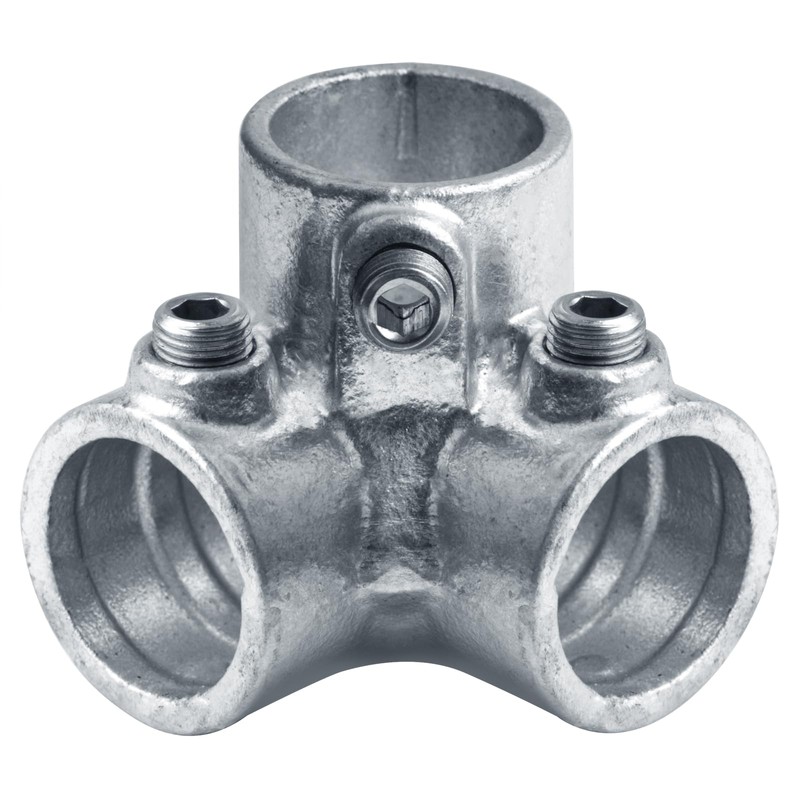 eoere 4 PCS Galvanized Pipe Fittings, Side Outlet Elbow 1"