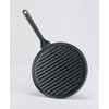 La Ideal Round Enamelled Roast Pan, 22 cm, Steel, Black