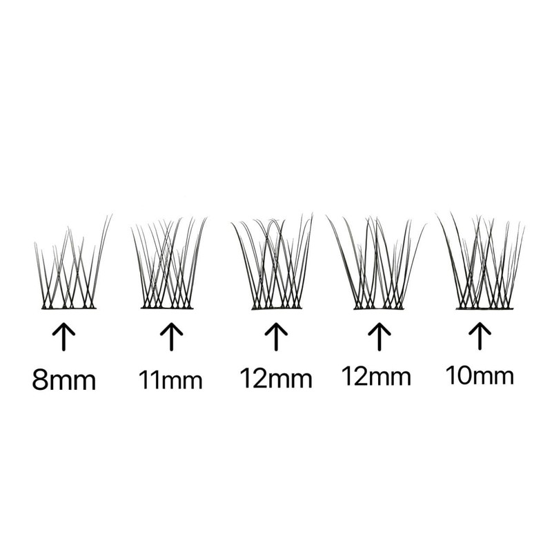 CLEAREYELASH Partial False Eyelashes, Large Capacity, 50 pcs, Korea, Natural,