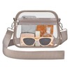 Busiuw Clear Bag for Stadium Events Mini Small Clear Purse