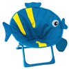 Kids Stool Cute Cartoon Patterns Folding Small Bench with Backrest