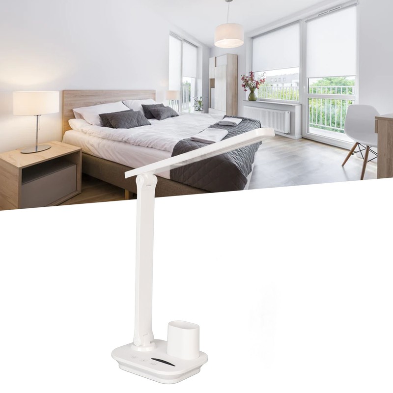 LED Desk Lamp 3 Colors Stepless Dimming Touch Control Eye