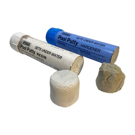 Epoxybond Atlas Pool Leak Detection Kit - Swimming Pool Leak Dye (Blue) Syringe & 8oz Refill Bottle - White Putty Epoxy Sealer + Valuable Instructional Step-by-Step DIY Videos