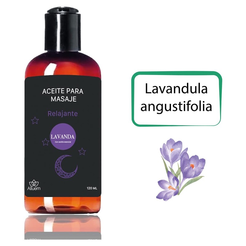 Alluem Aceite Esencial Para Masajes Lavanda Relajante Hidratante