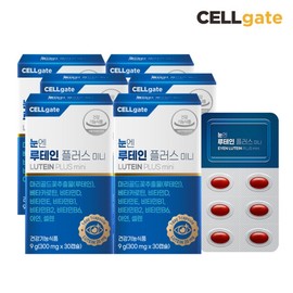 Cellgate Noon Lutein Plus Mini 30 Capsules 6 Boxes (6 Months Supply) / 셀게이트 눈엔 루테인 플러스 미니 30캡슐 6박스 (6개월분)
