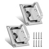 HZSIFU 2 Pcs Flush Pull Latch Boat Ring Hatch, 316