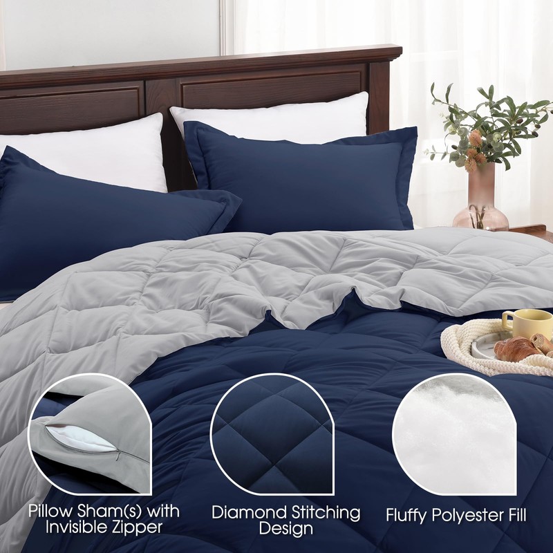 Basic Beyond California King Comforter Set Reversible Cal King Comforter