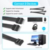 PLEASANTLY PC Power Switch Splitter, 9-Pin Motherboard Jumper Splitter, 1