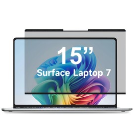 STARY 15 Zoll Surface Laptop Magnetischer Blickschutzfolie,Blickschutzfilter für 15 Zoll Surface Laptop 7,Abnehmbare Anti-Glare Anti-Blaulicht Sichtschutzfolie Surface