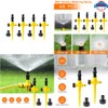 Magik 4~8Pc Multifunction Adjustable Sprinkler 360° Rotation Auto Irrigation System
