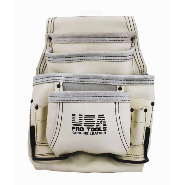USA Pro Tools Oil-Tanned Leather Tool Pouch – Heavy Duty