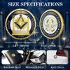 RYUKENLM Masonic Challenge Coin - Freemason Master Mason Collectible -