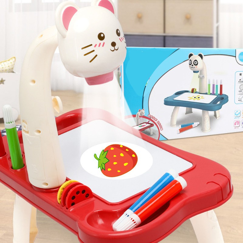 Kids Projection Drawing Sketcher Multifunctional Safe Intelligent Drawing Projector Machine