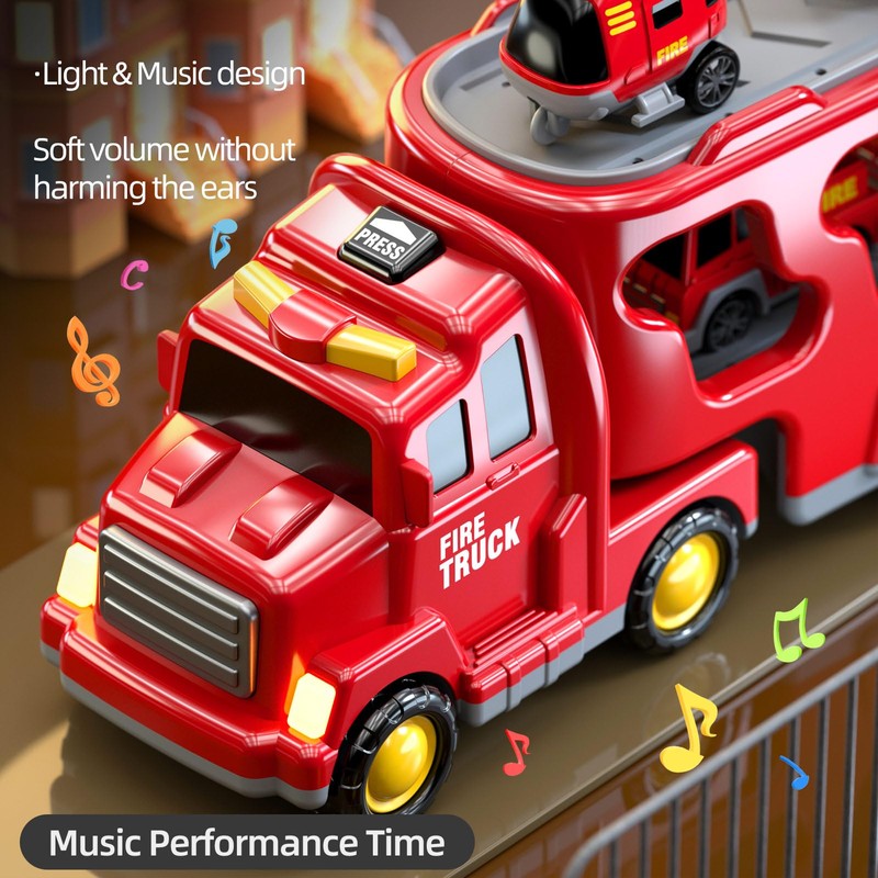 Beby Buty 5 in 1 Fire Truck Cars for Toddlers