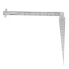 MUNEFE Stainless Steel Welding Taper Gauge, Depth Ruler Hole Inspection,