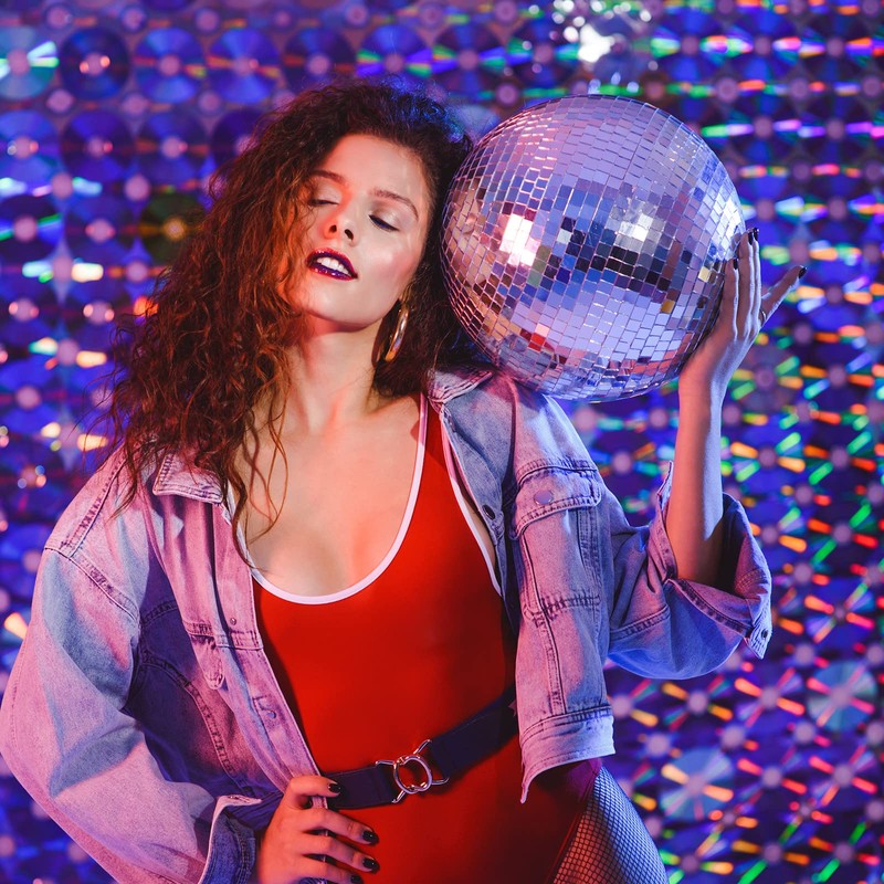 SATINIOR 10000 Pcs Disco Ball Mirror Tiles Self Adhesive for