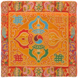DIYEAH Woven Cloth Shrine Cloth Zen Tibetan Altar Cloth Table Cover Buddhist Book Packing Cloths Cloth Silk Brocade Square Brocade Book Cloth Tablecloths Tapestry Wrapping Cloth Satin