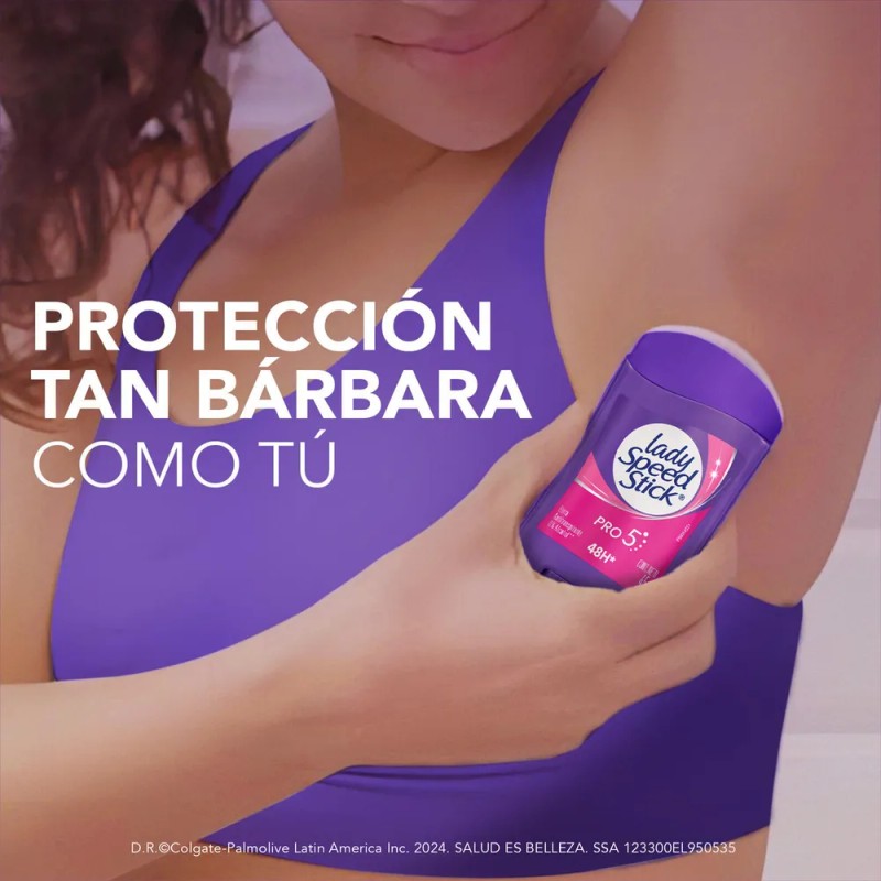 Desodorante en Barra Lady Speed Stick Pro 5 Beneficios 45